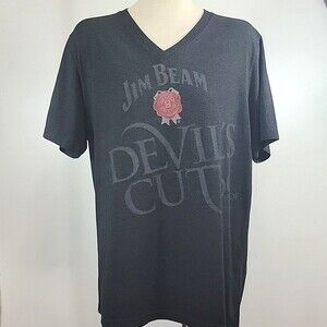 JIM BEAM Devil's Cut V-neck Tee size XL